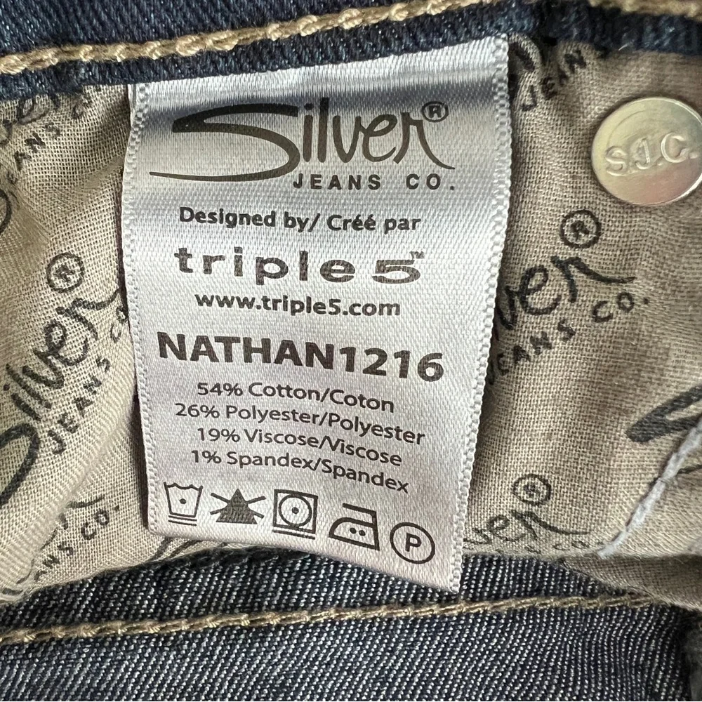 Silver Nathan Triple 5 jeans NWT boys size 10